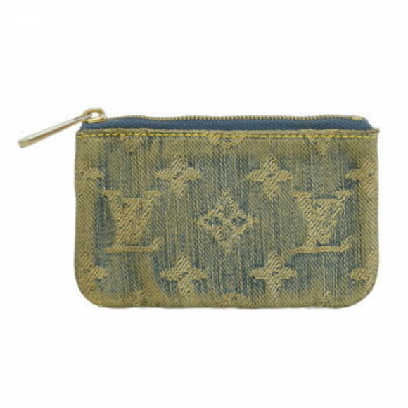 Louis Vuitton Monogram Denim Pochette Case Blue - Picture 1 of 9